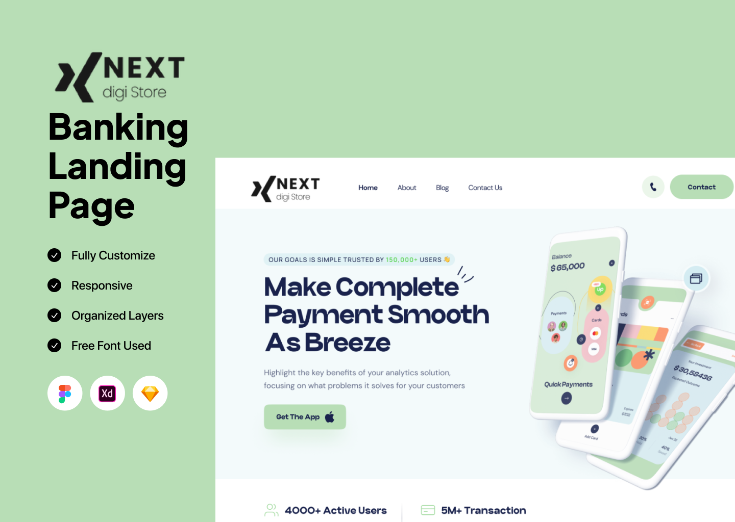 Banking Landing Page